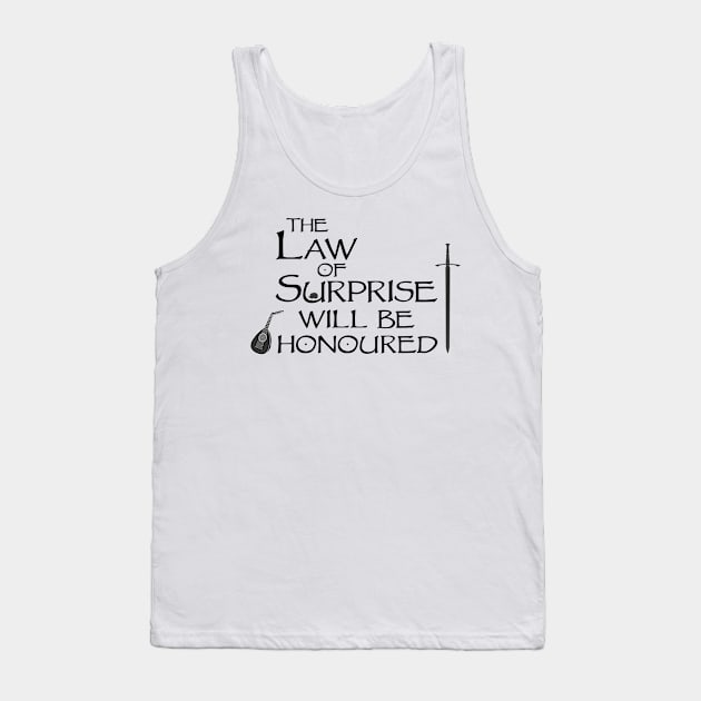 Law of Surprise Tank Top by MoxieSTL